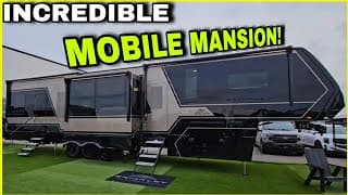 Rv That's A Mobile Mansion With A Garage!  Brinkley Model G 4000 Fifth Wheel