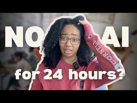 I Didn’t Use Ai For A Day (well, I Tried)