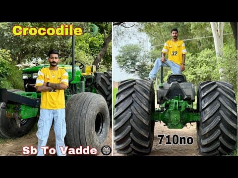 Pa Te Apne Crocodile De Sb To Vadde Tyre 🛞🐊| 710no Tyre 5210jd| Sistem Hang Karta 🔥| Lucky Goldsmith