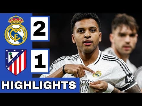 ⚪️real Madrid Vs Atletico Madrid (2-1) Extended Highlights | Uefa Champions League Round Of 16