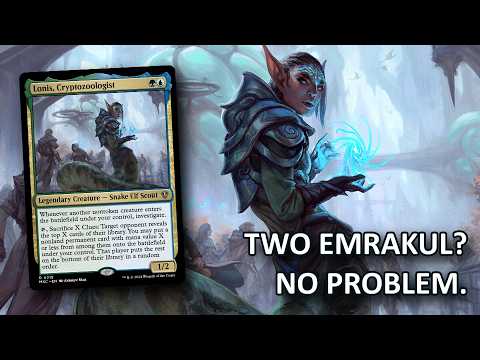 Lonis, Cryptozoologist: Infinite Power, Infinite Mana, Infinite Card Draw, One Snake