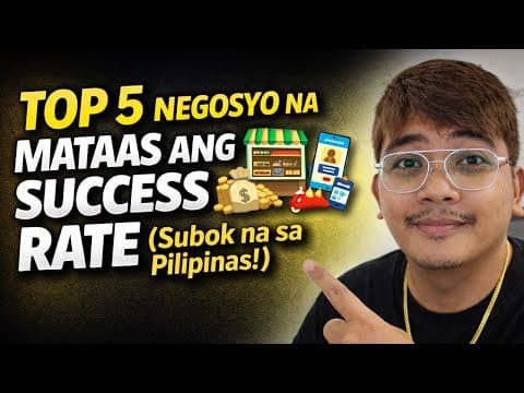 Top 5 Negosyo Ngayon 2026 Na Mataas Ang Success Rate (subok Na Sa Pilipinas!)