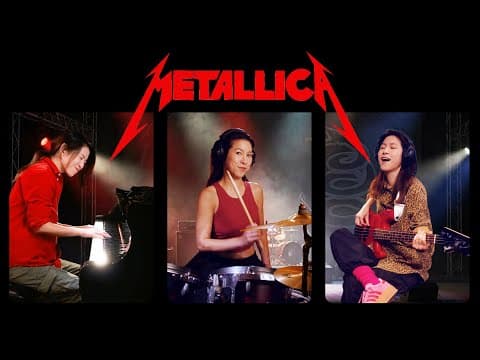 Enter Sandman (metallica) Piano, Drums & Bass Cover By Sangah Noona