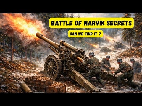 Narvik 1940 : Finding A Lost German Artillery Position.#lostww2 #hiddenhistory #forgottenbattlefield