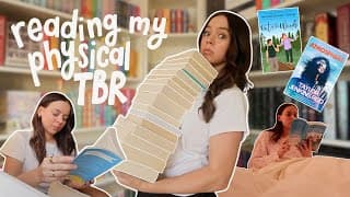 How Much Of My Physical Tbr Can I Read In A Week? 🫶🏼📖 *reading Vlog*
