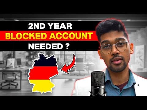 Do I Need Both Years Of Blocked Account Money ? Part Time Jobs In Small City ?