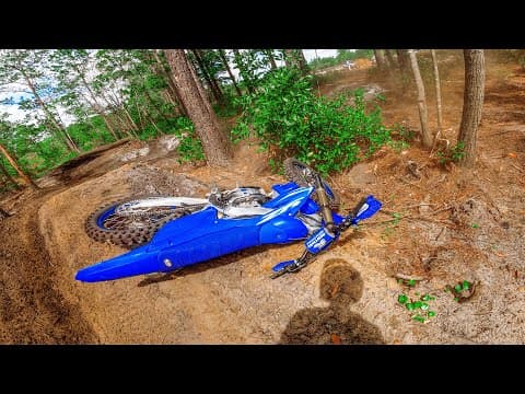 2025 Yamaha Yz250f On Hidden Sand Track In The Woods