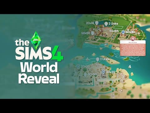 Sims 4 Royalty & Legacy World Map And Lot Sizes Revealed!