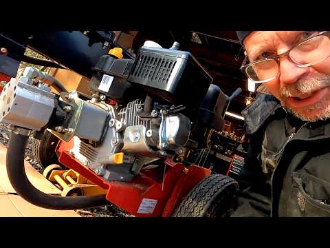 Time For An Overdue Log Splitter Oil Change