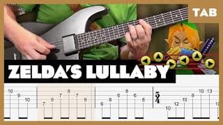 Zelda's Lullaby - Ocarina Of Time - Guitar Tab | Lesson | Cover | Tutorial | Aeroband Guitar