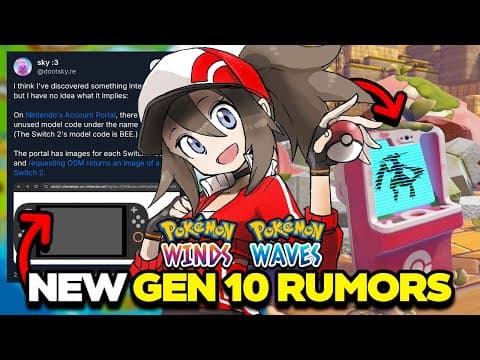 Pokemon News!? Switch 2 Oled Model Rumors, Pokémon Gen 10 Starter Rumours + More!