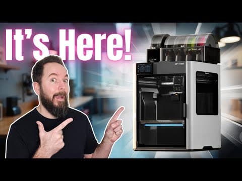 New Bambu Lab H2d 3d Printer  - The Truth About What It Can (and Can't) Do!