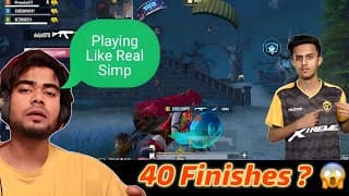 1 दिन के लिए मैं बना Godlike Simp 👑 | सबको लगा Real Simp खेल रहा है Bgmi