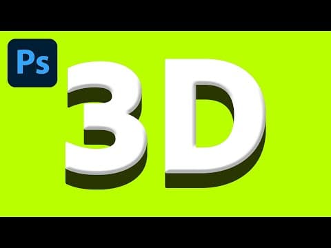 How To Create 3d Text In Photoshop › Tutorial ‹