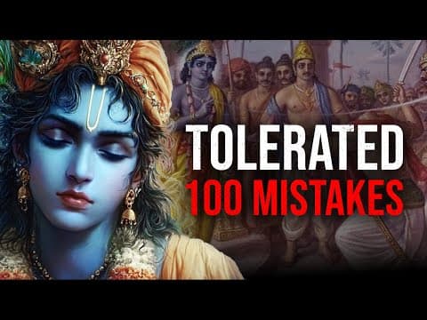 The God Who Tolerated 100 Mistakes: Untold Story Of Shri krishna