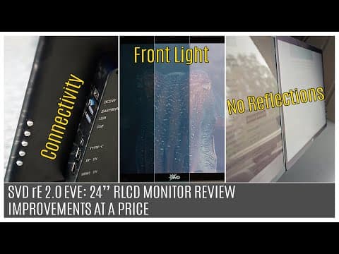 Svd Re 2.0 Eve 24" Rlcd Monitor Review | Finally Usable Indoors, But At A Price