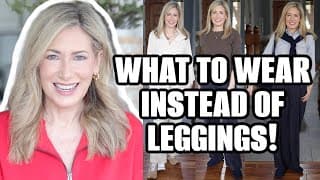What To Wear Instead Of Leggings | Fashion For Women Over 50