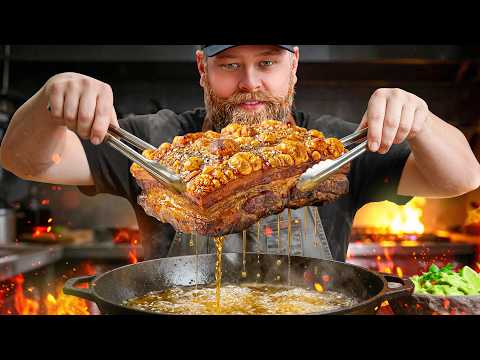 I Deep Fried Pork Belly Over The Fire