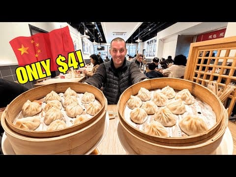 $4 Chinese Food Tour In Shanghai, China