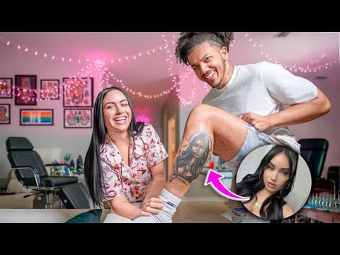 I Got A Tattoo Of My Wife's Face! *raw Reaction*