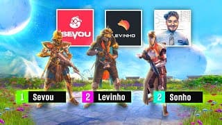 Sevou Vs Levinho Vs Sonho | $1000 Challenge 🔥