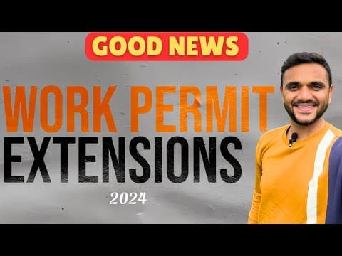 Work Permit Extension In Canada 2024 || Eligibility For Work Permit Extension || Mr Patel ||