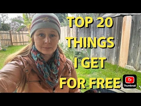 Top 20 Things To Get For Free (don't Pay For)