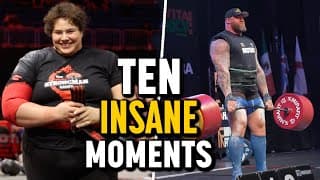 10 Greatest HOLY SH*T Moments in Strongman | 2025