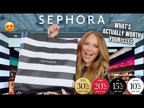 *huge* Sephora Savings Event Haul 2025 🤩 New Makeup, Sephora Favorites, Recommendations & More!