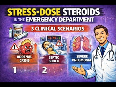 When To Use Stress-dose Steroids In The Ed | 3 High-yield Clinical Scenarios