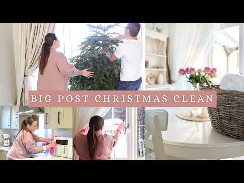 Big Post Christmas Clean 🧺 | Taking Down Decor, Resetting My Home