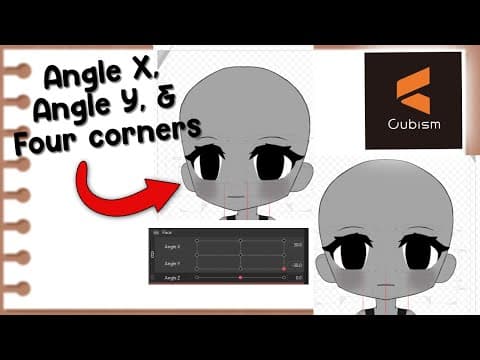 How To Make A Vtuber With Live2d Cubism: Complete Angle X And Angle Y