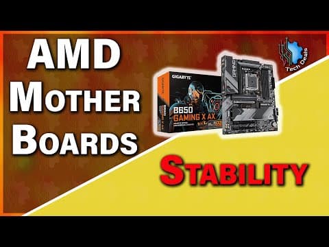 How To Get Stability On Amd Motherboards — Tech Deals