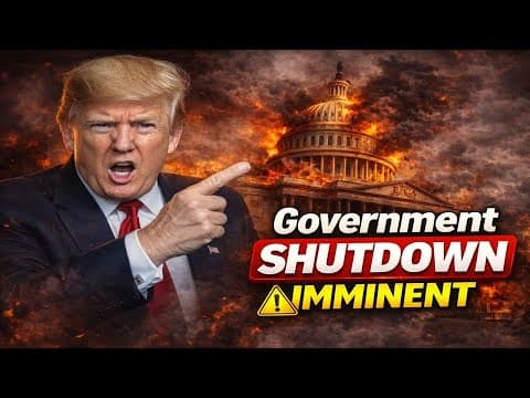 Government Shutdown Imminent - Millions Will Be In Trouble
