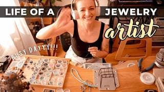 Busy Productive Day! Self Employed Jewelry Artist Day In The Life! Vlog