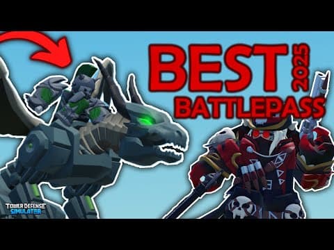 This Year’s Best Halloween Battlepass Skins! Showcase | Tds (roblox)