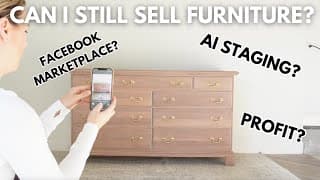 Can I Still Sell Furniture? | Using Ai To Stage My Furniture Flips