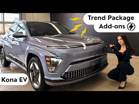 Everything The Trend Package Adds To The 2026 Kona Ev!