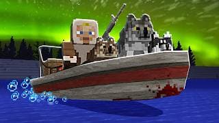 Пересёк Запретную Реку С Собаками - Выживание В -999°c (майнкрафт Фильм)