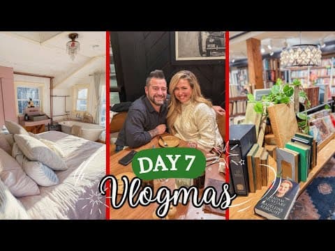 Vlogmas Day 7 // Our Treehouse Adventure To Manchester, Vermont // Charlotte Grove Farmhouse