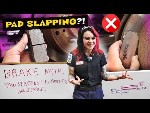 "pad Slapping" Is A Perfectly Acceptable Brake Job? True Or False? #cartips #mechanic @powerstop