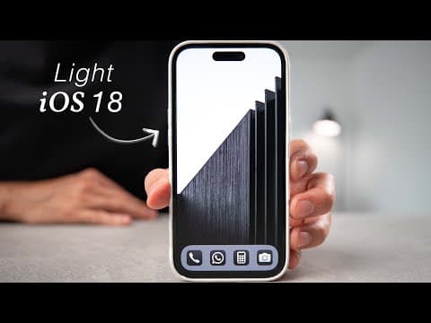The Most Minimalist Iphone Setup (ios 18)