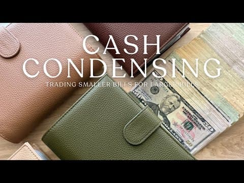 Big Cash Condensing | How To Cash Condense Your Envelopes
