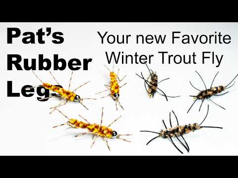 The Best (and Easiest) Winter Trout Fly - Pats Rubber Legs - Mcfly Angler Fly Tying Tutorial