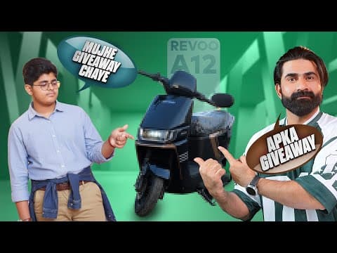 Electric Bike Giveaway To My Son ! Electric Scooter 1000w Motor & 90km Range Ft. Revoo A12 Review