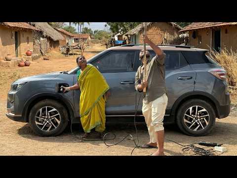 ఎలక్ట్రిక్ కార్ తిప్పలు | Electric Car Problems | My Village Show Comedy | Raju | Gangavva