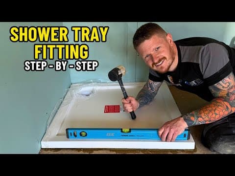 How To Fit A Shower Tray Like A Pro | Diy For Beginners