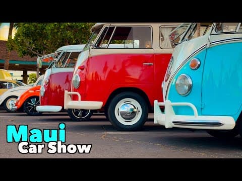 Kona The Bus’s First Car Show! 1967 Vw Bus In Maui, Hawaii | Micbergsma