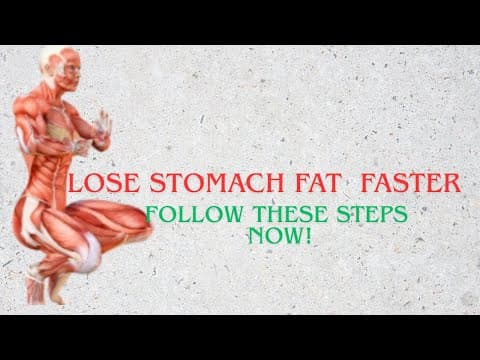 Simple Steps To Lose Stomach Fat Quickly For A Flat Tummy