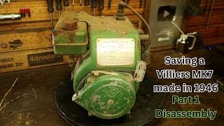 Saving A Villiers Mk7 From 1946. -part 1 Disassembly-